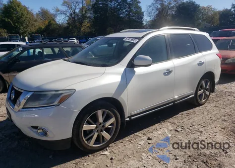 2015 Nissan Pathfinder S из США, поврежденный, VIN 5N1AR2MN1FC636750